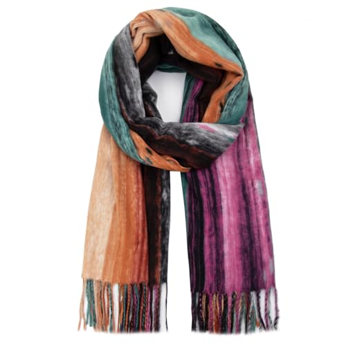 Gloop XXL Schal Kuschelige, warme und wunderschöne Damen Poncho Schal Oversized Deckenschal 02663 von Gloop