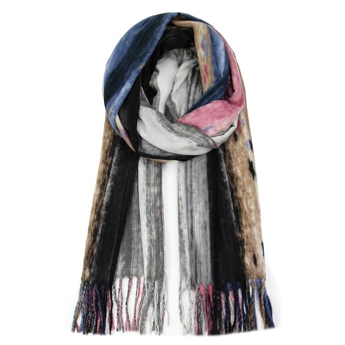 Gloop XXL Schal Kuschelige, warme und wunderschöne Damen Poncho Schal Oversized Deckenschal 02663 von Gloop