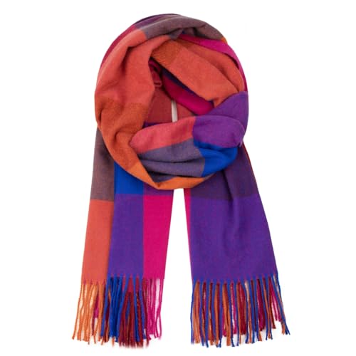 Gloop XXL Schal Kuschelige, warme und wunderschöne Damen Poncho Schal Oversized Deckenschal 02663 von Gloop