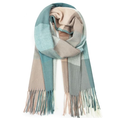 Gloop XXL Schal Kuschelige, warme und wunderschöne Damen Poncho Schal Oversized Deckenschal 02663 von Gloop