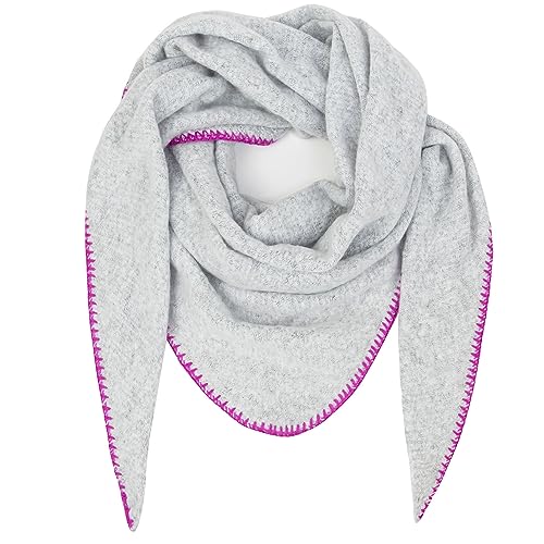 Gloop XXl Schal damen kuschelig flauschig dicker Schal Halstuch Dreieckstuch für Frauen 210 * 130 cm von Gloop