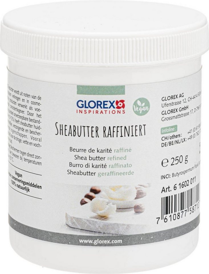 Glorex Seifen-Set Sheabutter, raffiniert 250g von Glorex