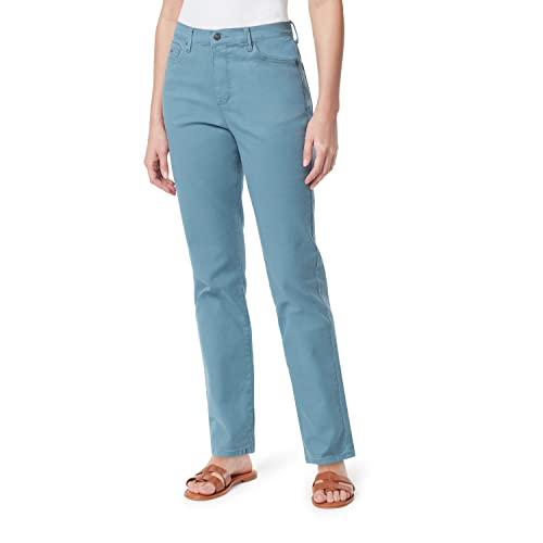 Gloria Vanderbilt Amanda Classic Tapered Jeans für Damen, hohe Taille, Übergröße, Am See, 48 von Gloria Vanderbilt