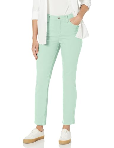 Gloria Vanderbilt Amanda Classic Tapered Jeans für Damen, hohe Taille, Übergröße, Jade Breeze, 50 von Gloria Vanderbilt