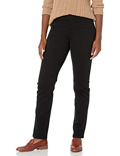 Gloria Vanderbilt Damen Amanda Classic High Rise Tapered Standard Jeans, Schwarz, 48 von Gloria Vanderbilt