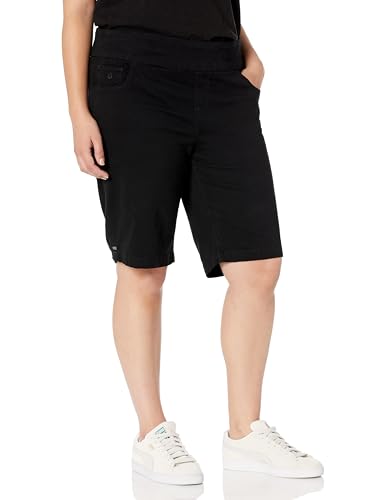 Gloria Vanderbilt Damen Amanda Bermuda zum Hineinschlüpfen Shorts, Schwarz, 52 Mehr von Gloria Vanderbilt