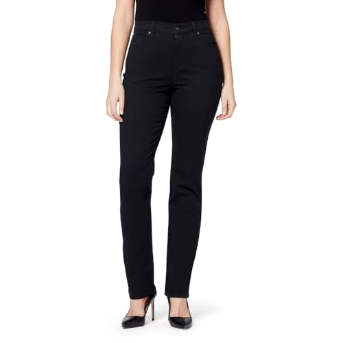 Gloria Vanderbilt Damen Amanda Classic High Rise Tapered Standard Jeans, schwarz, 50 Lange Gloria Vanderbilt Damen Amanda Classic High Rise Tapered Standard Jeans, schwarz, 50 Lange von Gloria Vanderbilt