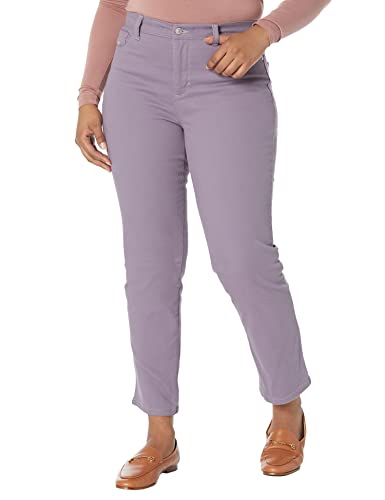 Gloria Vanderbilt Damen Amanda Classic Taper Jeans, Dusty Iris (blass-violett), 42 von Gloria Vanderbilt