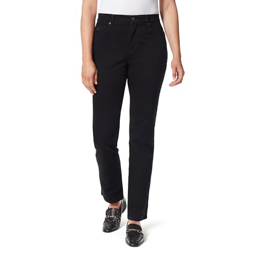 Gloria Vanderbilt Damen Classic High Rise Tapered Jeanamanda Cónico/Clásico/Amanda/Altura/Altoamanda ل الاللا Jeans, schwarz, 46 Kurze Schlauch von Gloria Vanderbilt