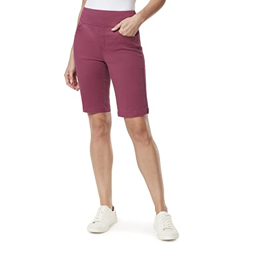 Gloria Vanderbilt Damen Po Hr Bermuda Shorts, Rubarb Jam, 42 von Gloria Vanderbilt