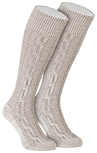 Gloria wears Trachten Socken Beige (41) von Gloria wears