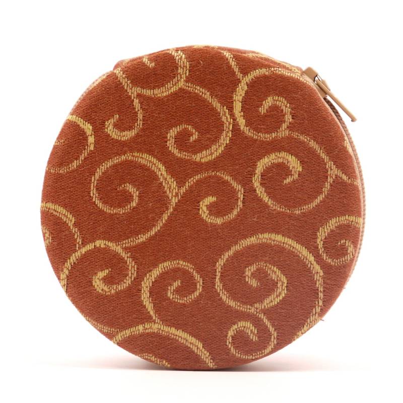 Maroon Golden Scroll Designer Rund Reißverschluss 7-Tägige Reisepille Hülle Box Mamas Geschenk Muttertag Maroon Golden Scroll Designer Rund Reißverschluss 7-Tägige Reisepille Hülle Box Mamas Geschenk Muttertag von GloriasPillCases