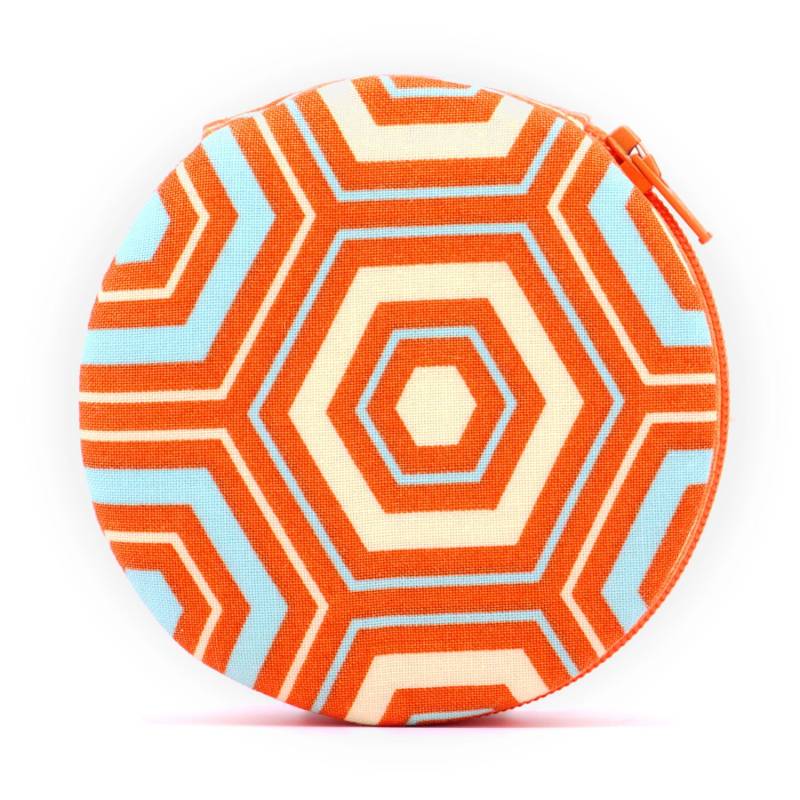 Orange Sechsecke Designer Runde 7-Tage-Reise Pill Case Box Mit Reißverschluss Ziemlich Spaß Niedlich Orange Sechsecke Designer Runde 7-Tage-Reise Pill Case Box Mit Reißverschluss Ziemlich Spaß Niedlich von GloriasPillCases