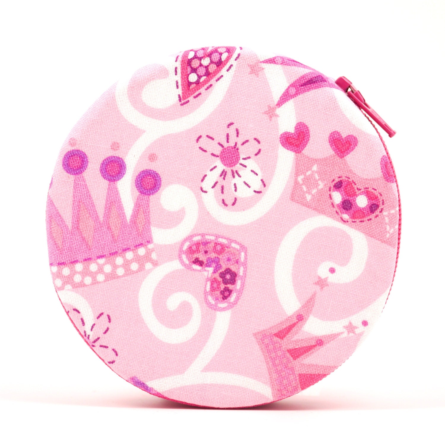 Rosa Prinzessin Krone Runde 7-Tage Reise Pill Case Box Mit Reißverschluss Mädchen Kinder Nettes Geschenk Rosa Prinzessin Krone Runde 7-Tage Reise Pill Case Box Mit Reißverschluss Mädchen Kinder Nettes Geschenk von GloriasPillCases