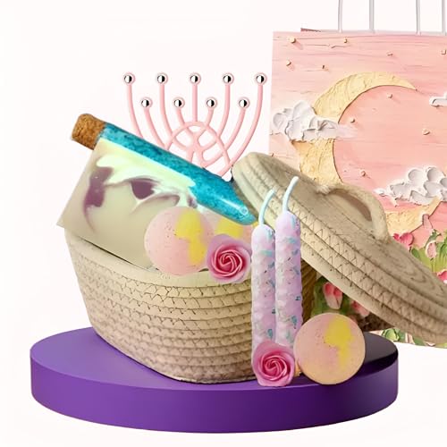 Beauty Spa Collection: Skincare & Relaxation Spa Ideales Geschenkset für Frauen Inklusive handgemachter Seife, Badesalz Perfekt für Valentinstag & Geburtstage (12 Stück, 1, Count) von GlorioHome