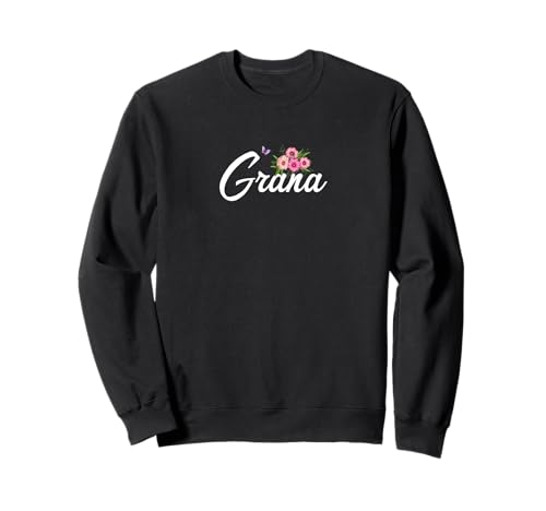 Oma mit Blumen & Schmetterling Oma Großmutter Mama Geschenk Sweatshirt von Glorious Grandma Names