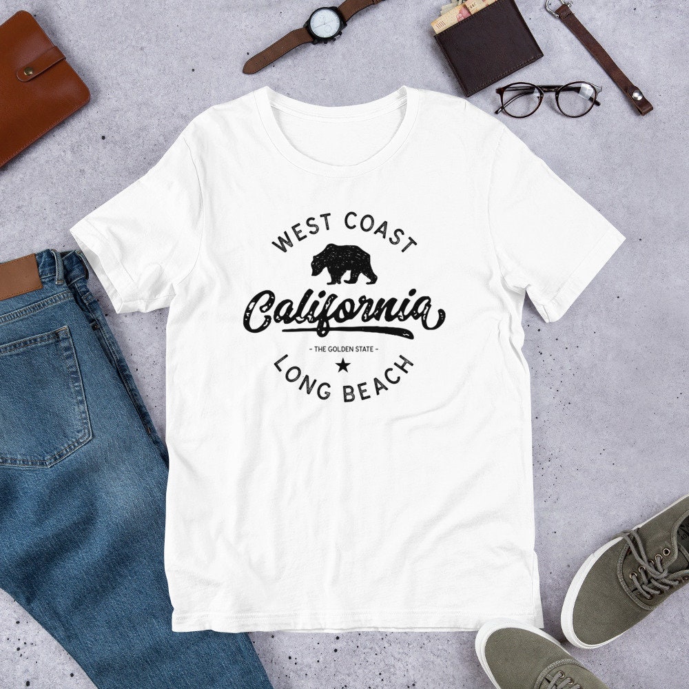 Vintage Long Beach California Kurzärmeliges Unisex-T-Shirt Vintage Long Beach California Kurzärmeliges Unisex-T-Shirt von GloriousBrand