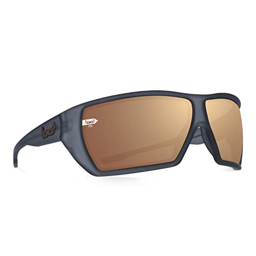 Gloryfy unbreakable eyewear (G12 Mythos POL) - Unzerbrechliche Sonnenbrille, Polarisiert, Sport, Damen, Herren, Gold-Verspiegelte Gläser von Gloryfy