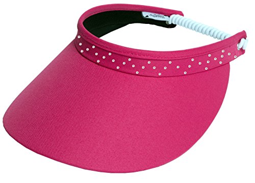 Glove It Damen Pink Coil Visor Bling-Spulen-Visier, Einheitsgröße von Glove It