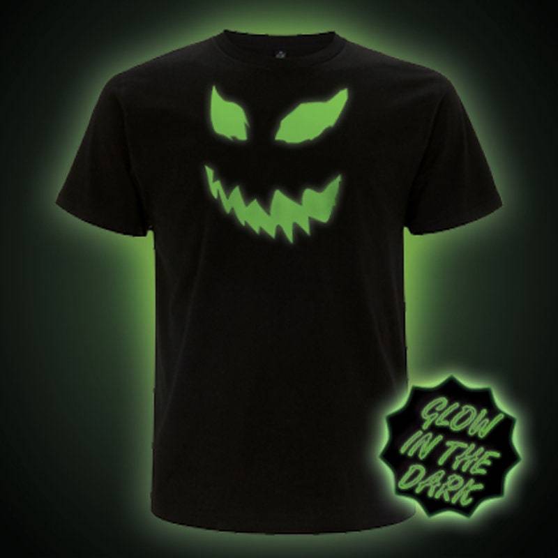 Glow in The Dark T-Shirt. Gruseliges Kürbisgesicht | Unisex Classic Fit Glow in The Dark T-Shirt. Gruseliges Kürbisgesicht | Unisex Classic Fit von GlowClothing
