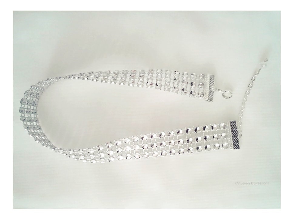 Strass Stil Halsband, Ariana Halsband Für Abschlussball, Weihnachten Oder Neujahr Strass Stil Halsband, Ariana Halsband Für Abschlussball, Weihnachten Oder Neujahr von GlowbyVT