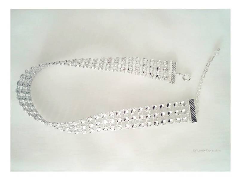 Strass Stil Halsband, Ariana Halsband Für Abschlussball, Weihnachten Oder Neujahr Strass Stil Halsband, Ariana Halsband Für Abschlussball, Weihnachten Oder Neujahr von GlowbyVT