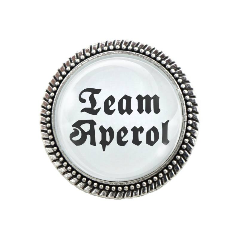 Gaudibrosche "'team Aperol'' | Trachtenbrosche Anstecker |In Silber Oder Bronze Im Geschenk-Etui Trachten Accessoire Gaudibrosche "'team Aperol'' | Trachtenbrosche Anstecker |In Silber Oder Bronze Im Geschenk-Etui Trachten Accessoire von GlubbalDE