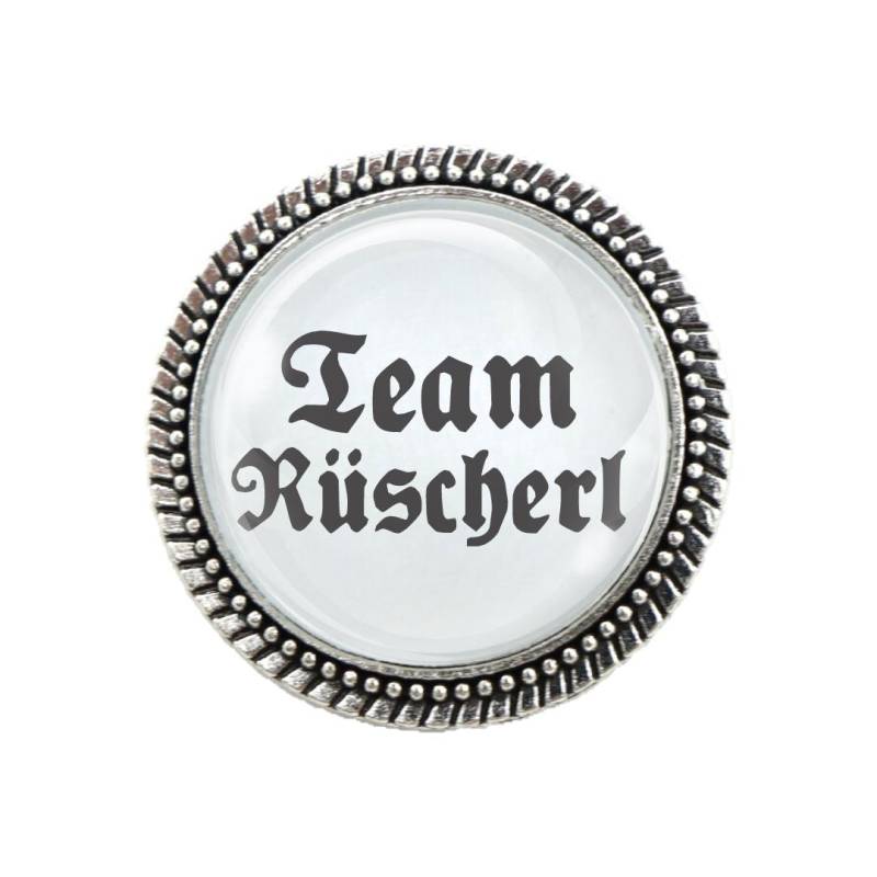 Gaudibrosche "'team Rüscherl'' | Trachtenbrosche in Silber Oder Bronze Und Mit Geschenkbox Als Option Gaudibrosche "'team Rüscherl'' | Trachtenbrosche in Silber Oder Bronze Und Mit Geschenkbox Als Option von GlubbalDE