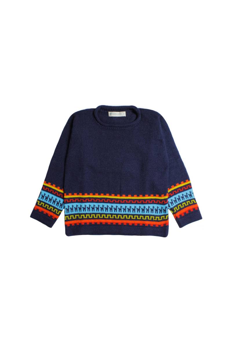 Kinderpullover 92-116 Aus Alpakamix in Peru Strickpullover Für Kleinkind Wollpullover Winterpullover Geschenk Weihnachten/Geburtstag von GlueckUndFund