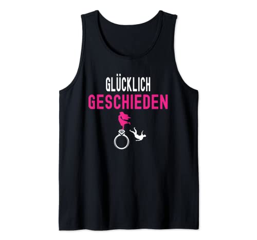 Glücklich geschieden für frisch geschiedene Frauen Tank Top Glücklich geschieden für frisch geschiedene Frauen Tank Top von Glücklich geschiedene Scheidungsparty