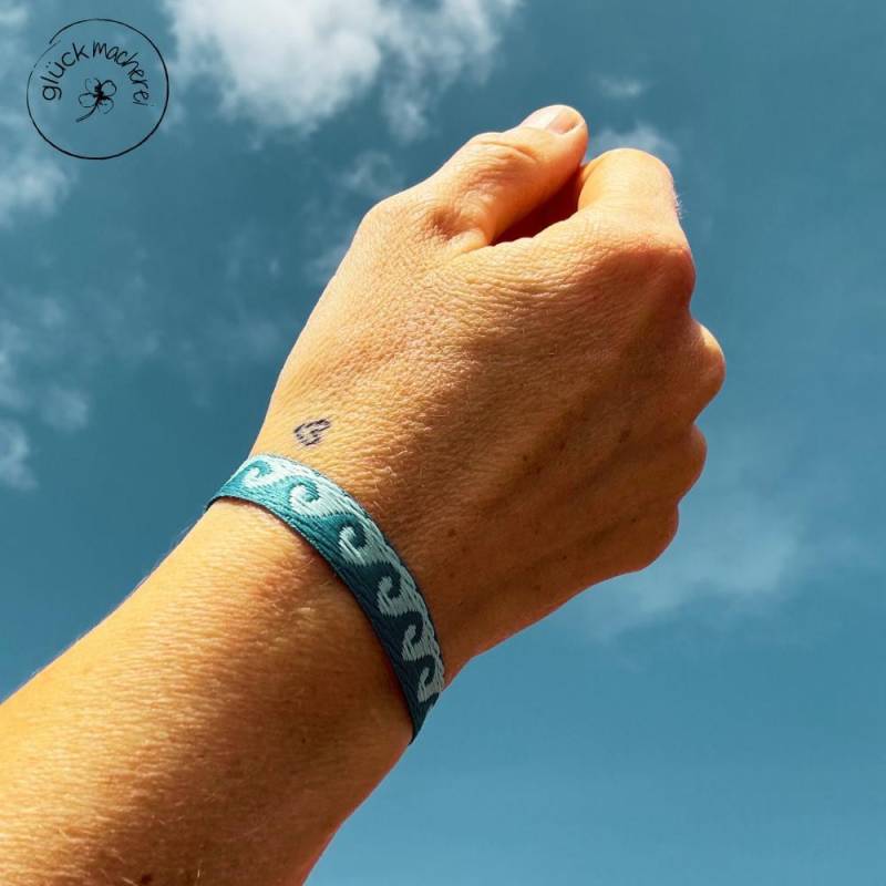 Festival Armband - Statement Webarmbarnd Hippie Style Boho Sommer Best Friends Strong Good Vibes Happiness Sister Love von Glueckmacherei