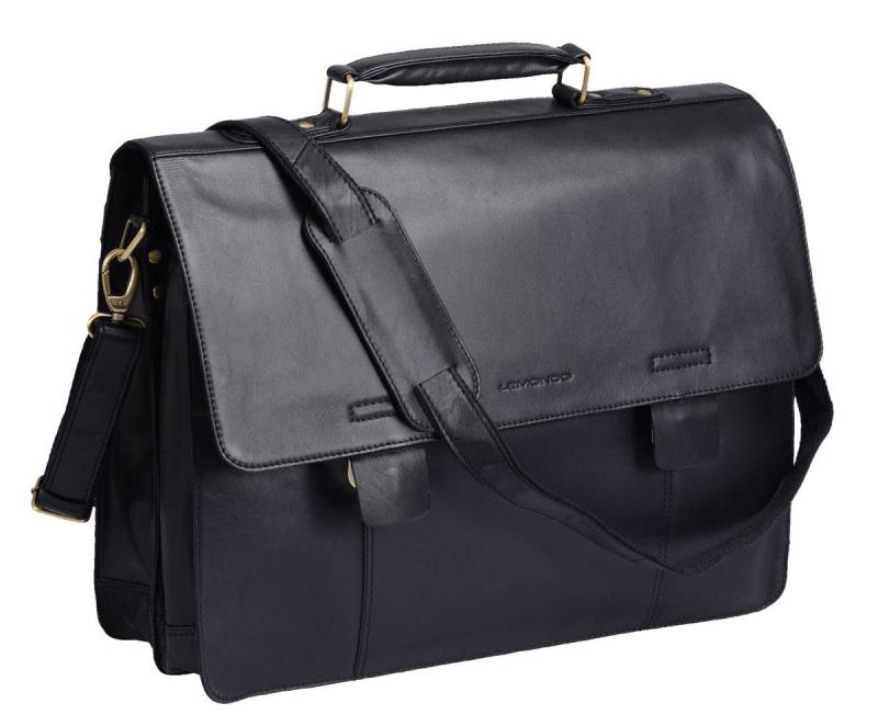 GlücksNugget Aktentasche Aktentasche LEMONDO, schwarz von GlücksNugget