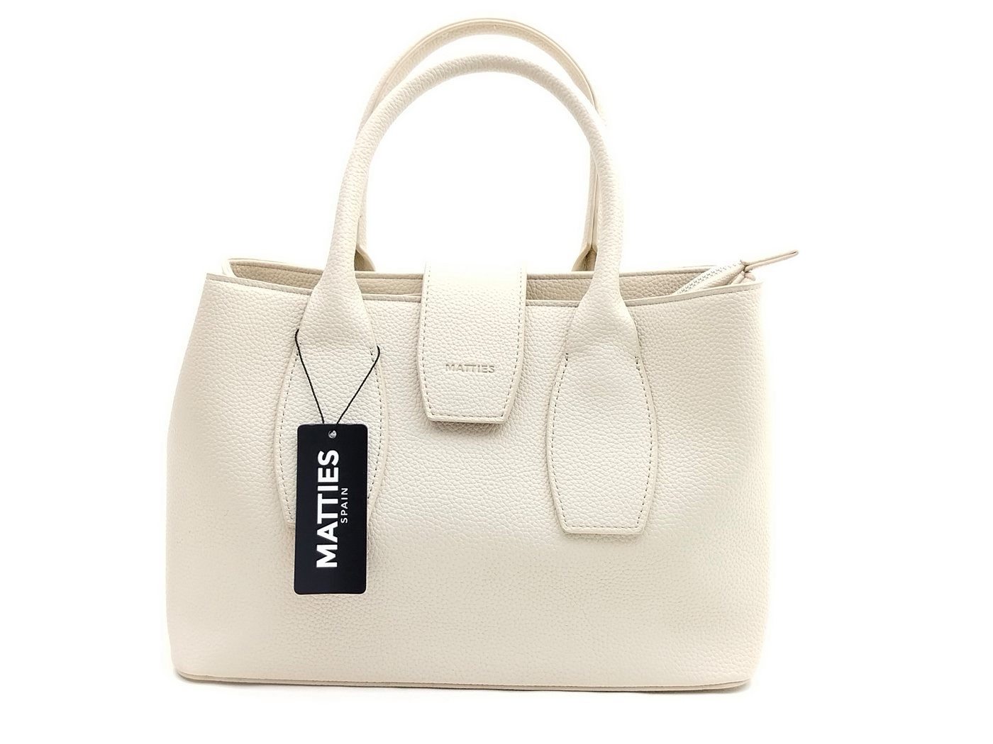 GlücksNugget Handtasche Matties Damenhandtasche creme von GlücksNugget