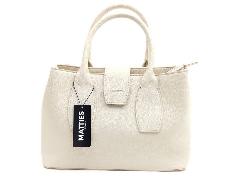 GlücksNugget Handtasche Matties Damenhandtasche creme von GlücksNugget