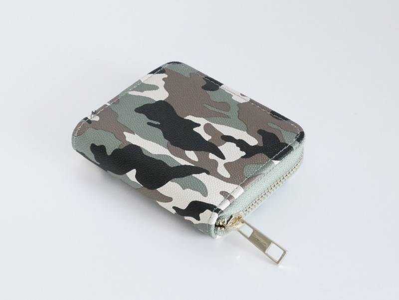 GlücksNugget Geldbörse Kinderbörse Camouflage grün von GlücksNugget