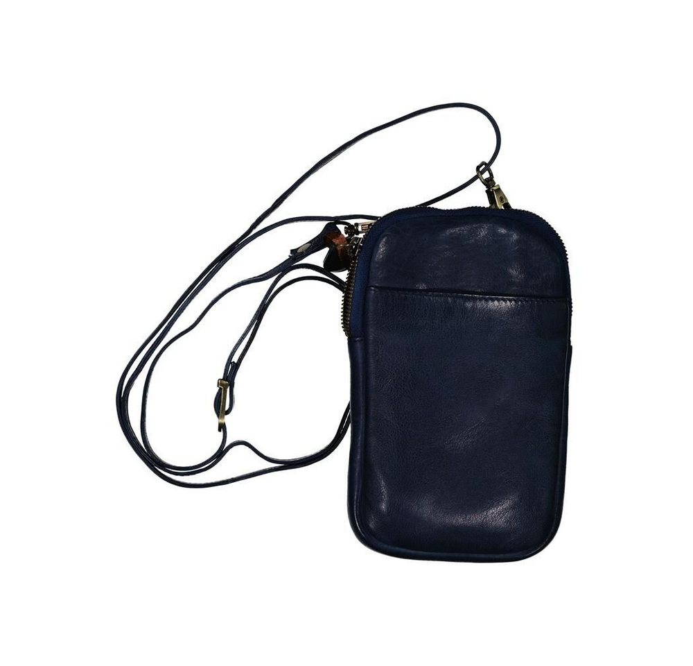 GlücksNugget Handtasche kleine Dernier Ledertasche Crossover Handytasche navy GlücksNugget Handtasche kleine Dernier Ledertasche Crossover Handytasche navy von GlücksNugget