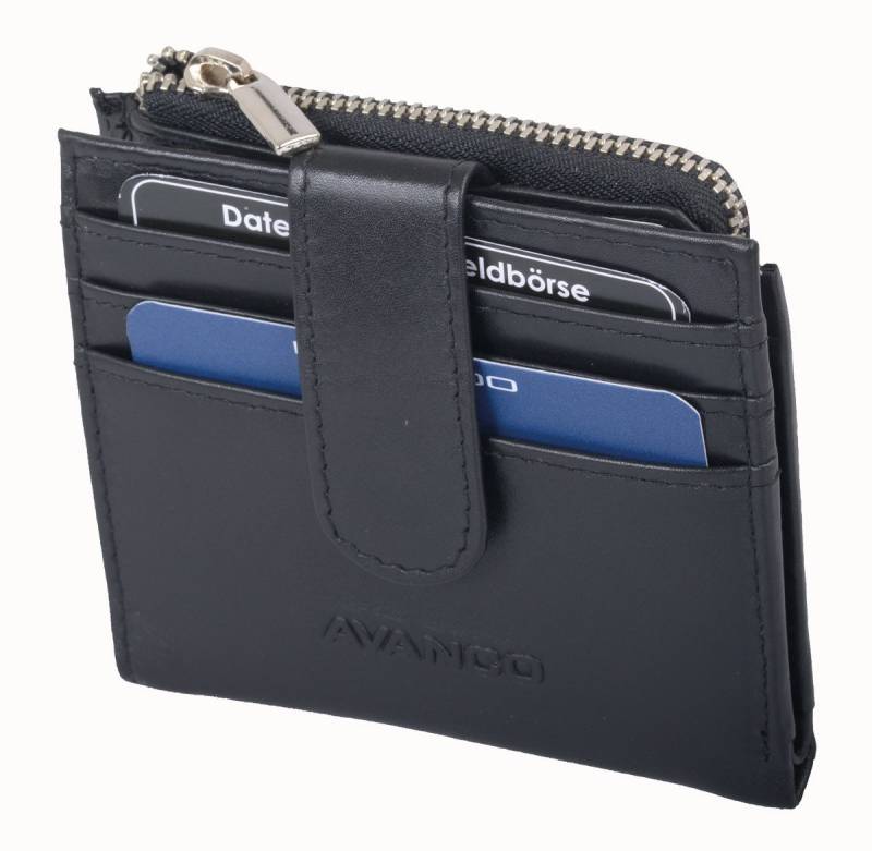 GlücksNugget Kartenetui SN Kreditkartentasche, schwarz von GlücksNugget