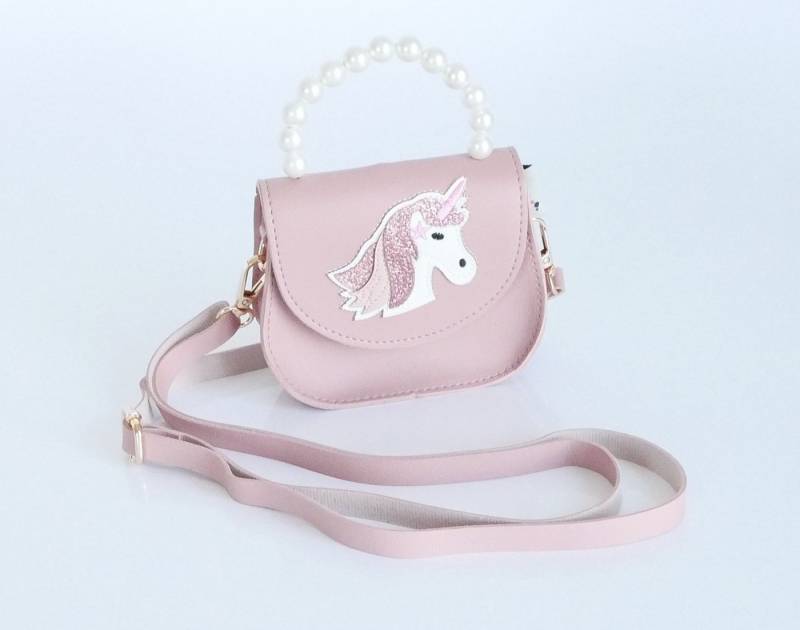 GlücksNugget Kindergartentasche Mädchentasche Einhorn rosa von GlücksNugget