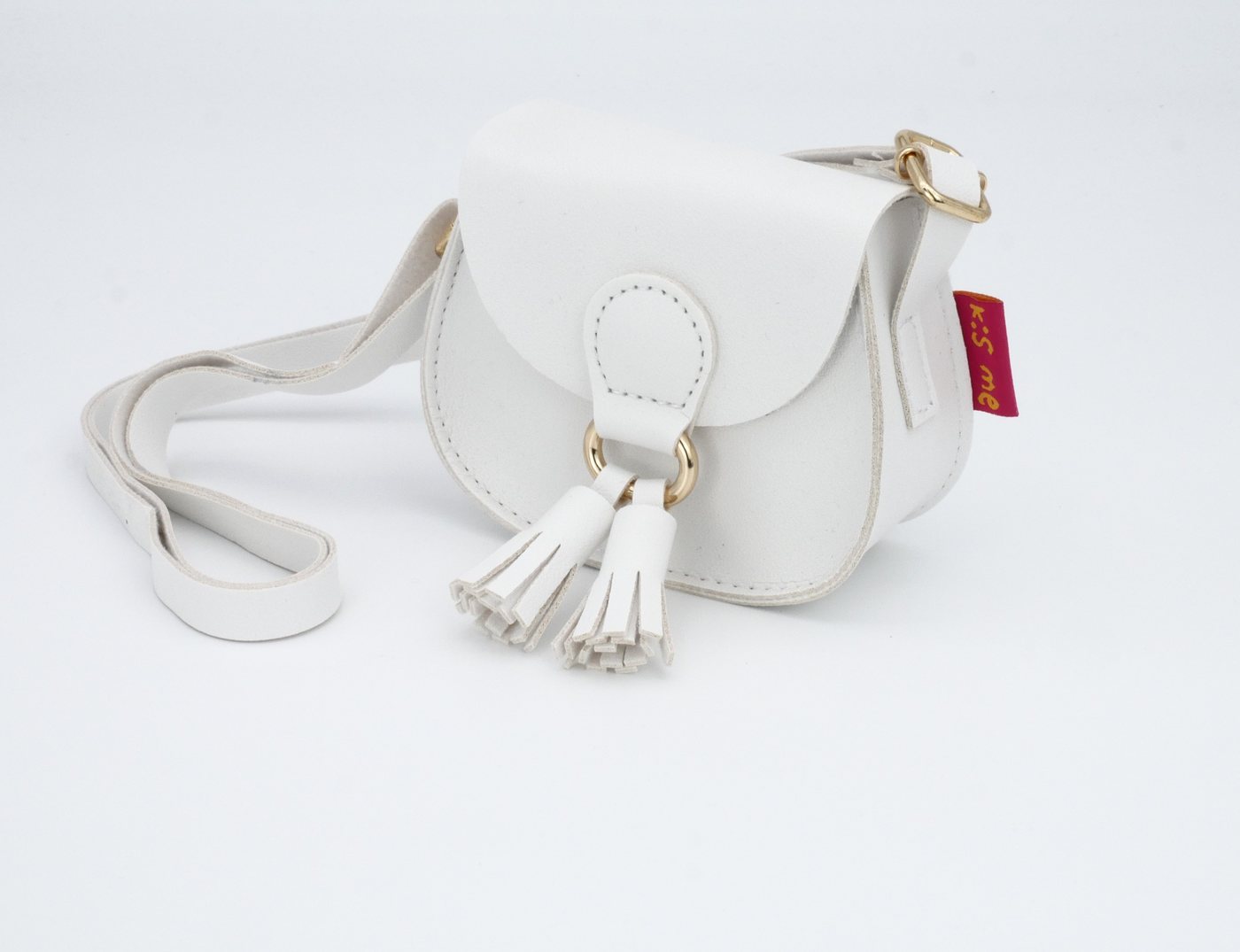 GlücksNugget Kindergartentasche Mädchentasche weiß von GlücksNugget