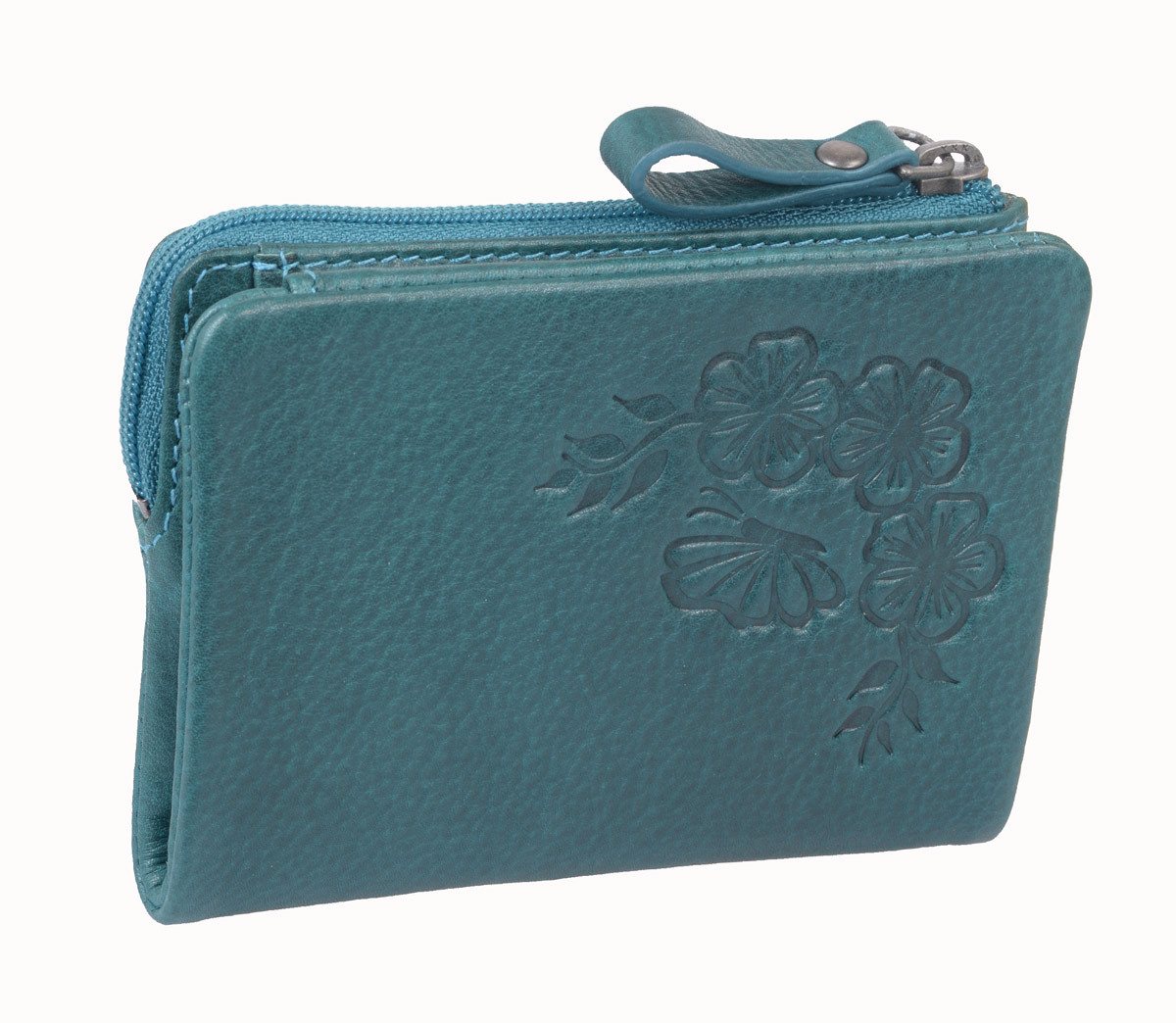 GlücksNugget Mini Geldbörse SN Minibörse AVANCO mit Prägung, ocean von GlücksNugget