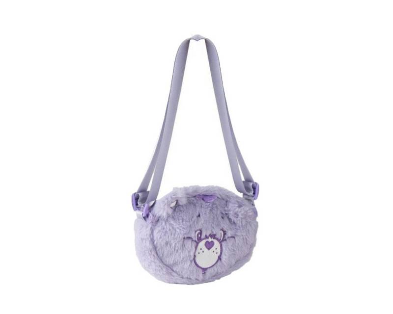 Glücksbärchis Umhängetasche Tasche aus Plüsch für Kinder mit angenehmer Oberfläche von Glücksbärchis