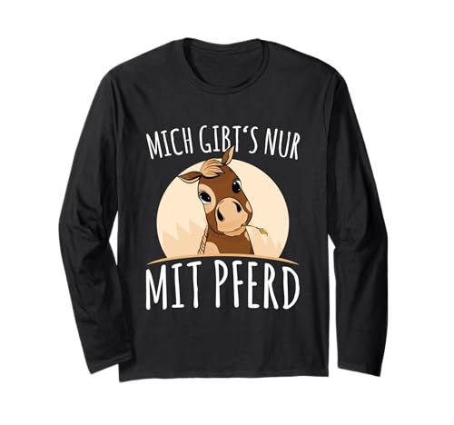 Pferdebesitzerin Glücksbringer Pferde Mädchen Reiterin Langarmshirt Pferdebesitzerin Glücksbringer Pferde Mädchen Reiterin Langarmshirt von Glücksbringer Pferde Mädchen und Pferdebesitzerin