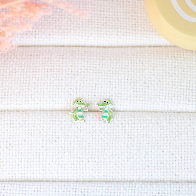 Kinder Ohrringe Silber. Ohrstecker Tier 925 Sterling Geschenk Für Kinder. Mädchen von GluecksbringerinShop