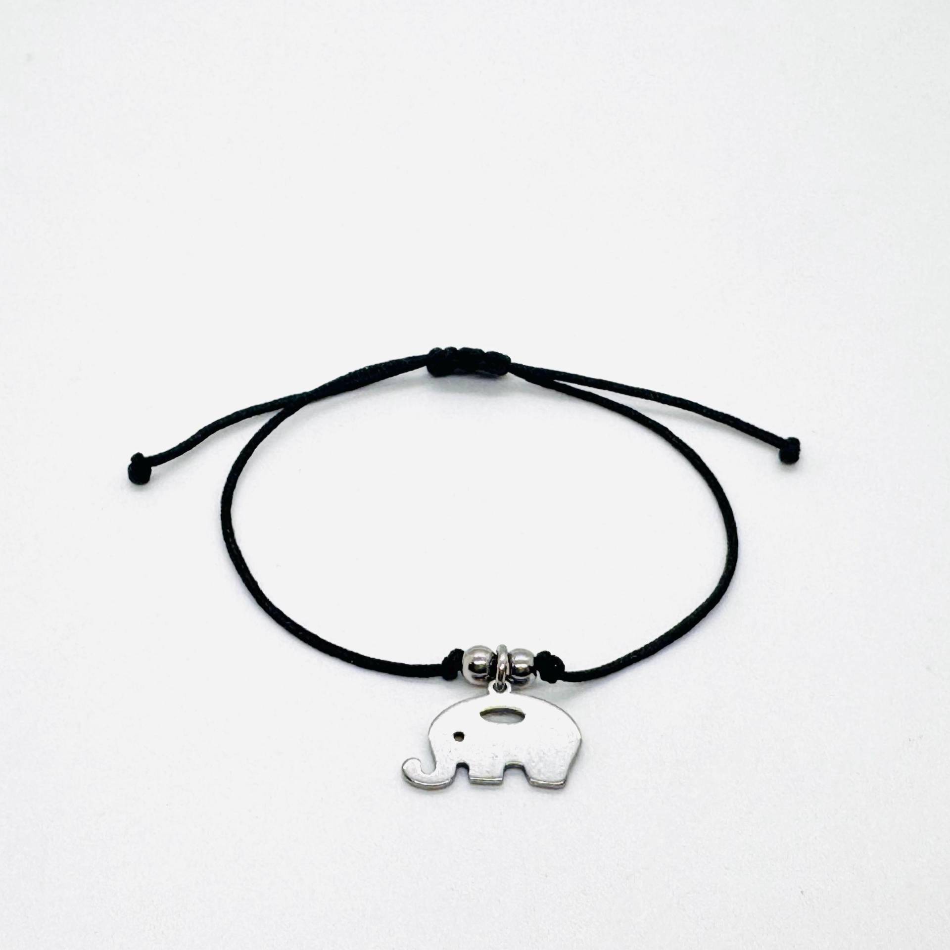 Elefant Makramee Armband - Filigranes Mit Anhänger Elefant Makramee Armband - Filigranes Mit Anhänger von GluecksengeI