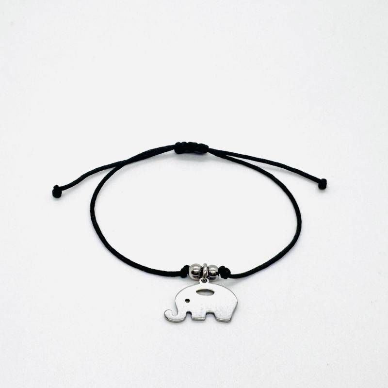 Elefant Makramee Armband - Filigranes Mit Anhänger Elefant Makramee Armband - Filigranes Mit Anhänger von GluecksengeI