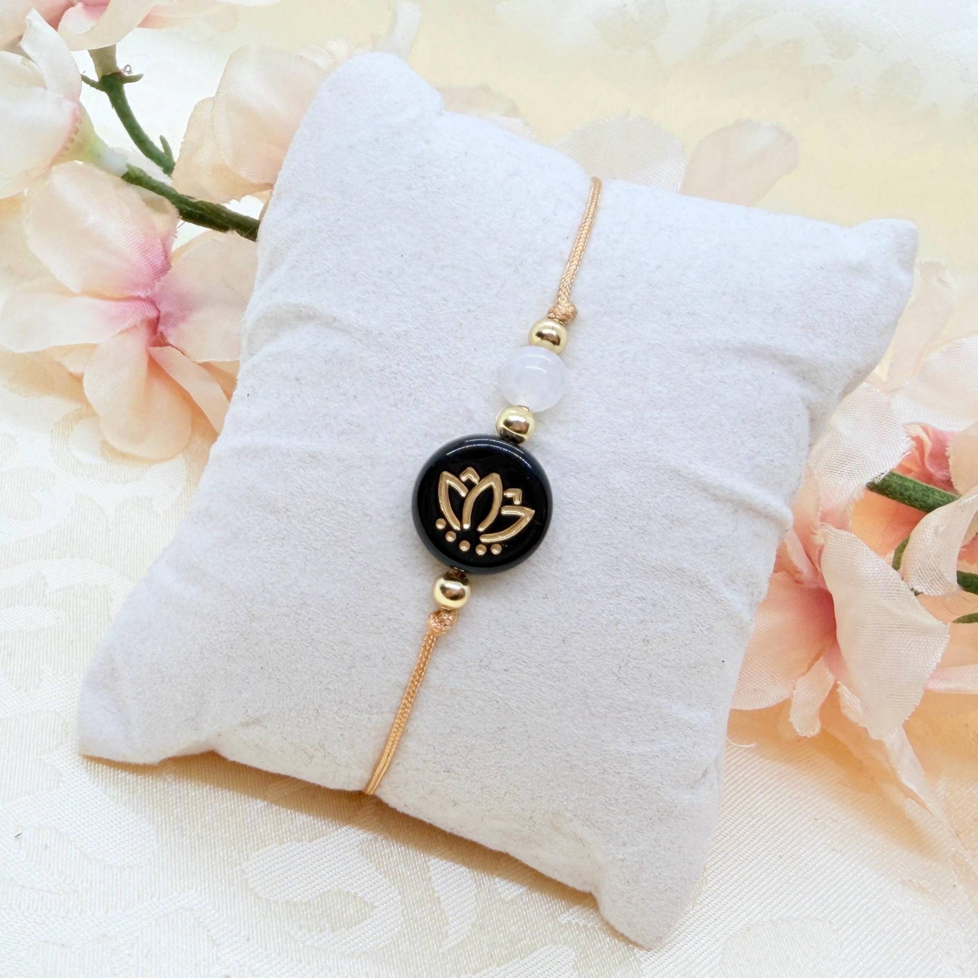 Lotusblume Jade Armband Verstellbar | Geschenk Für Sie Zartes Healing Lotusblume Jade Armband Verstellbar | Geschenk Für Sie Zartes Healing von GluecksengeI