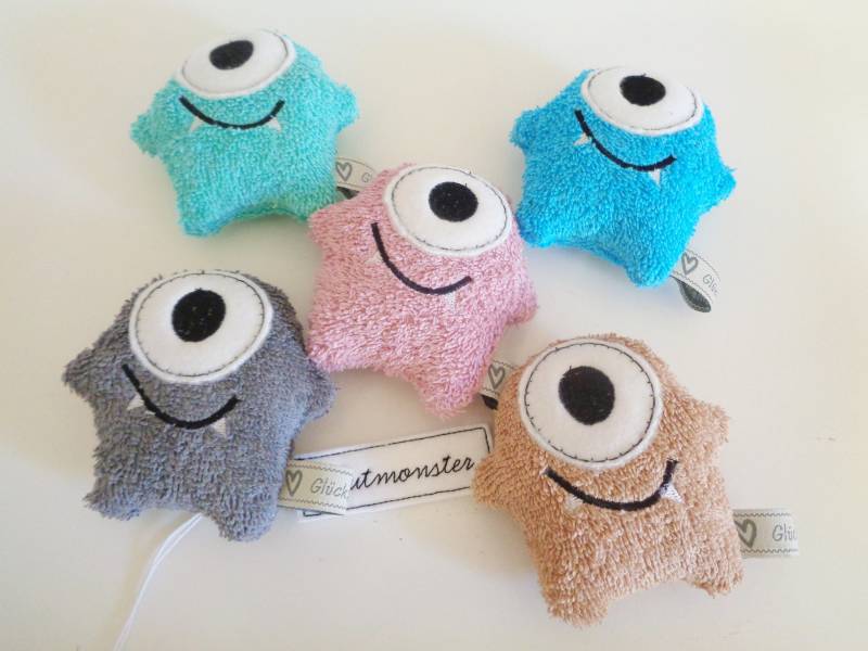 Mutmonster - Taschen Monster- Seelentröster Glücksmonster Glücksbringer Mutmacher- Kleiner Freund Kumpel Monsterchen von Gluecksmomente1