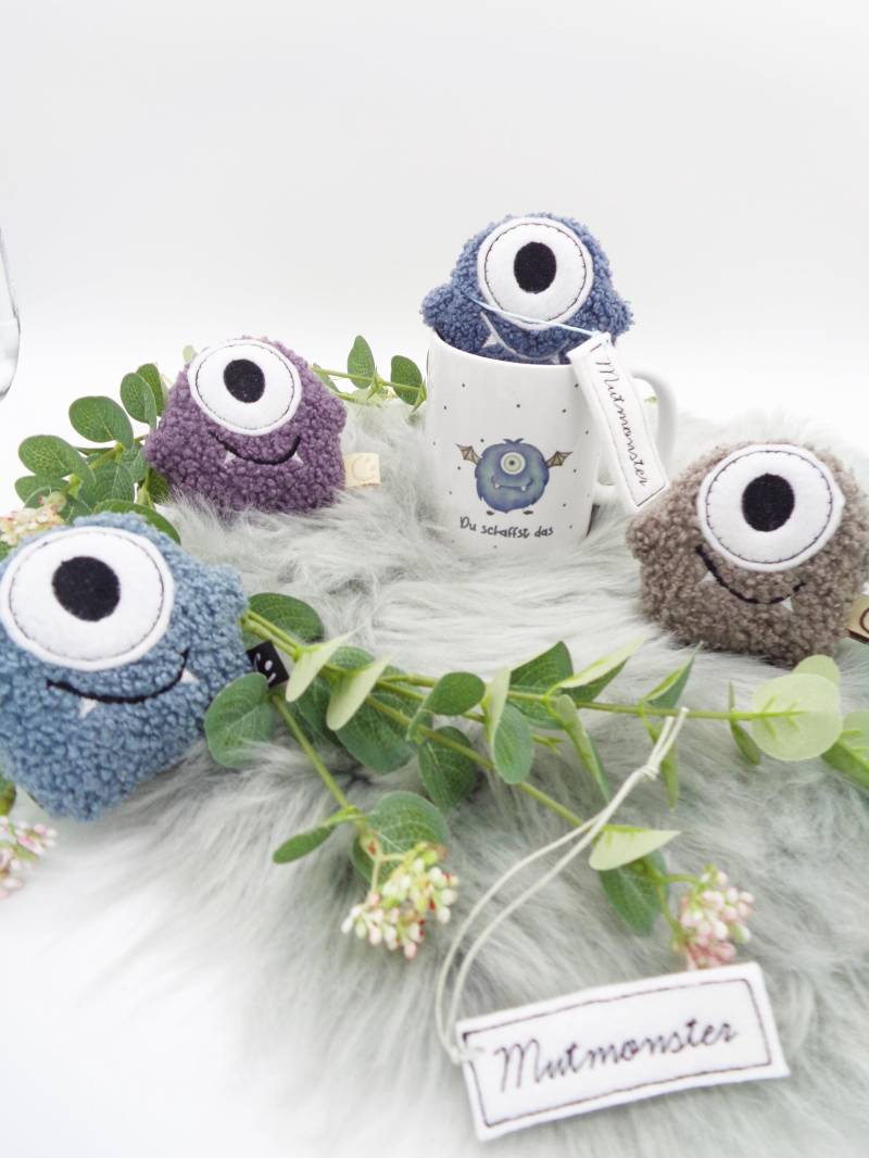 Mutmonster - Taschen Monster- Seelentröster Glücksmonster Glücksbringer Mutmacher- Kleiner Freund Kumpel Monsterchen von Gluecksmomente1