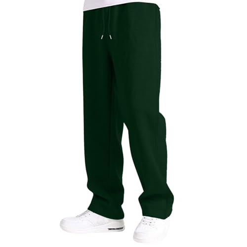 Baggy Jogginghose Jungen Kinder Jogger Hose Weites Bein Freizeithose Baumwolle Cargohose Jogginghose mit Gummizug Lässig Sport Sweathose Trainingshosen Lockere Elastischer Teenager Sweatpants Lange von Glücksvogel