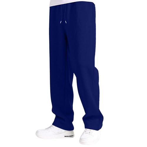 Baggy Jogginghose Jungen Kinder Jogger Hose Weites Bein Freizeithose Baumwolle Cargohose Jogginghose mit Gummizug Lässig Sport Sweathose Trainingshosen Lockere Elastischer Teenager Sweatpants Lange von Glücksvogel